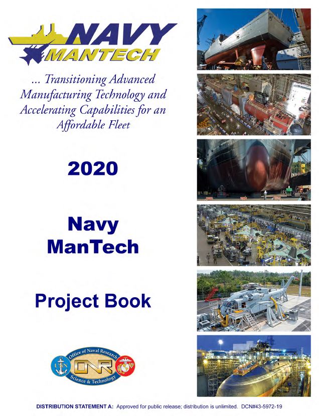2020 Navy ManTech Project Book